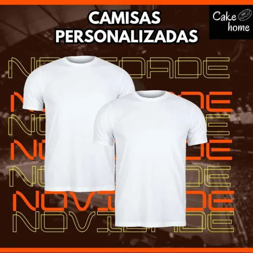 Camisas personalizadas diversas cores
