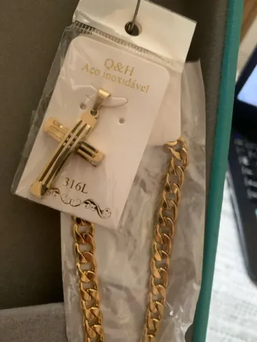 (QUEIMA DE ESTOQUE) Cordões, Pulseiras e Pingentes AÇO INOXIDÁVEL