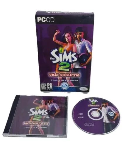 jogo pc the sims 2 vida noturna edição de luxe