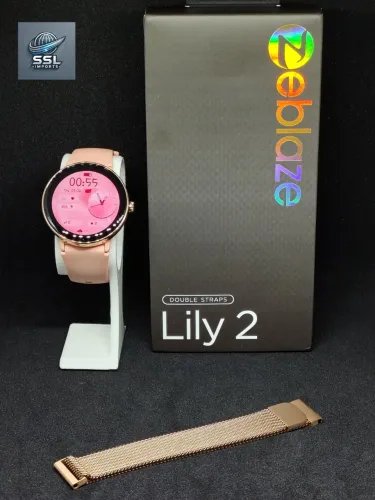 Relógio Inteligente Zeblaze Lily 2 com Pulseira de Metal