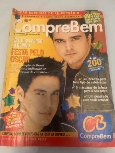 Revista Compre Bem 2005 com Zezé de Camargo e Luciano
