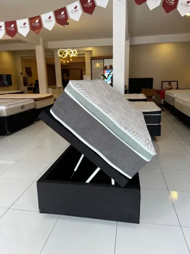 Cama BAÚ solteiro LINDA - Entregamos! 