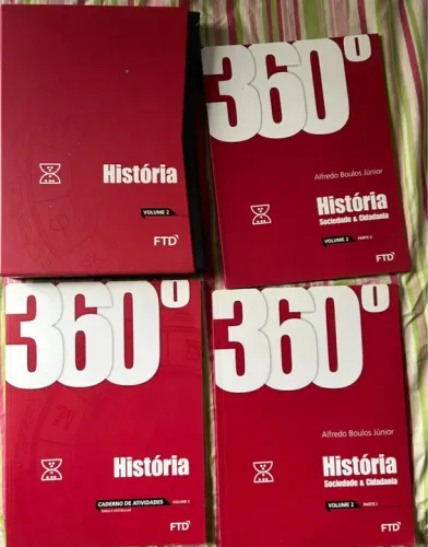 Livros didáticos História 360° - 8º ano - Volume 2