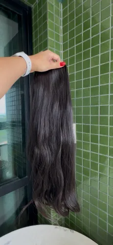 CABELO HUMANO - CONFECCIONADO EM TELA MANUAL