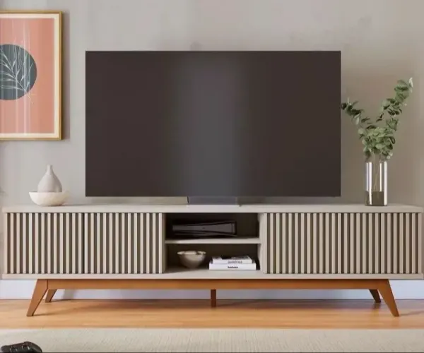 Rack Fortaleza P/ TV até 75" Ripado Colibri (FAZEMOS ENTREGAS DF E ENTORNO )
