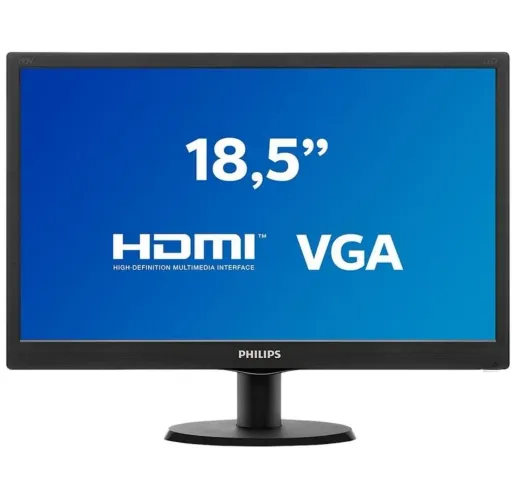 Monitor Philips 18,5 polegadas - HDMI e VGA
