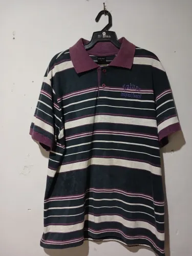 Camisa Polo Listrada clock house