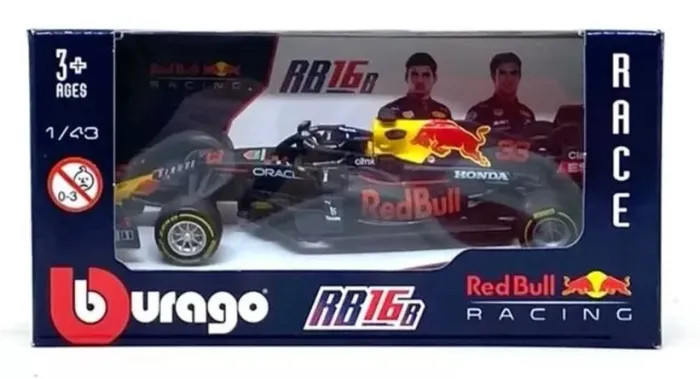 Carrinho Coleção F1 Red Bull 2021 Metal 1:43
