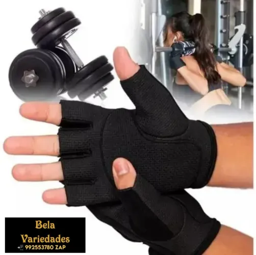 LUVAS REFORÇADA PRA ACADEMIA CORRIDA 