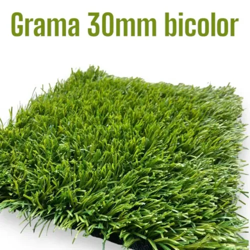 Grama Sintética 30mm Bicolor