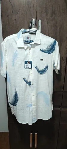 Camisa Masculina manga curta moda praia