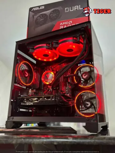 Pc gamer Ryzen 5600x - Rx6600 pra rodar tudo jogos e edição