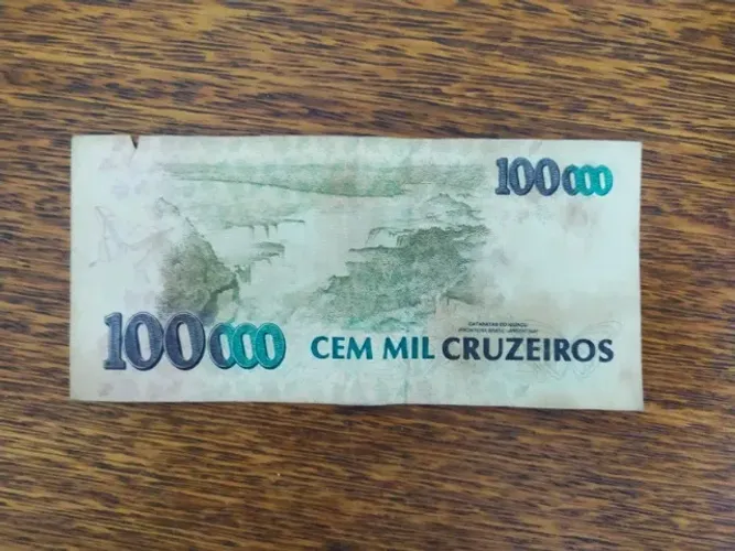 Nota De Cem Mil Cruzeiros