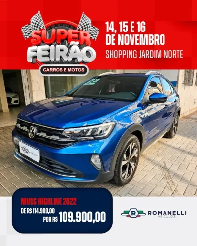 VW Nivus Highline 1.0 TSI 2022! Super Oferta