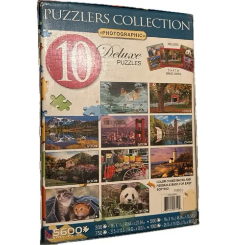 Puzzles Coleção Deluxe - 10 Puzzles Variados