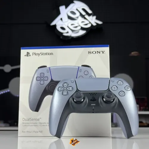 Controle Dualsense PS5 Prata | Parcelamos no Crédito, Até 3x SEM JUROS | Enviamos