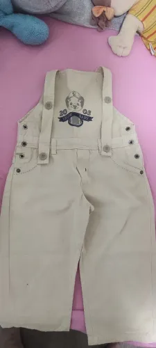 Macacão Jeans Tigor T. Tigre Bebê.