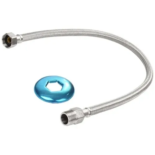 Engate flexível de inox 40 cm 