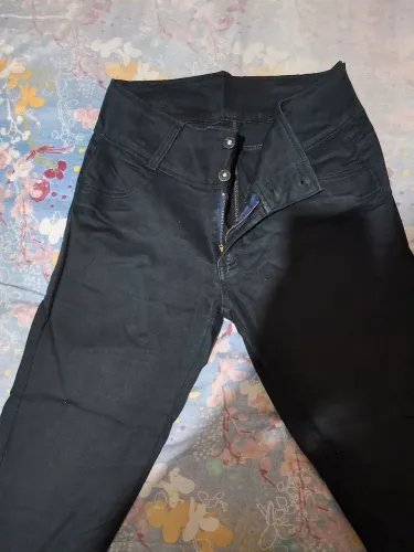 Calça Jeans Preta Feminina