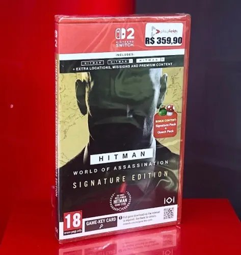 Nintendo Switch 2 Jogo Hitman: World of Assassination Signature Edition - Produto Novo