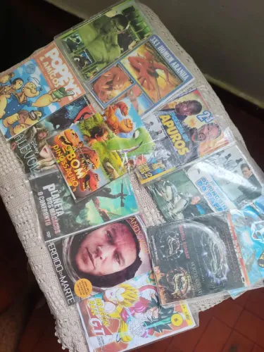 Lote de 18 DVDs - Hulk, Mortal Kombat, Planeta dos Macacos