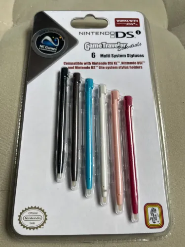 Nintendo DS - Kit canetas com 6 unidades Licenciado pela Nintendo
