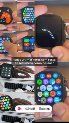 Smartwatch ultra t10 preto 