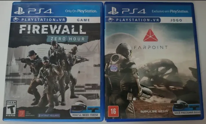 Jogos PS4 VR.