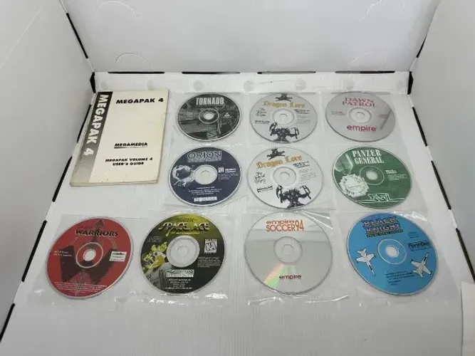 Megapak 4 Megamedia Jogos Para Ms-dos E Windows 3.11 95 (Usado)