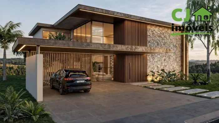 Casa com 4 dormitórios à venda, 541 m² por R$ 6.900.000,00 - Condomínio Vitória Golf - Lag