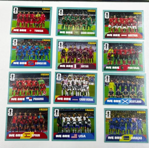 Seleções figurinha copa 2026