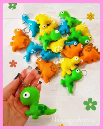 Lembrancinha chaveiro personalizado Dinossauros baby