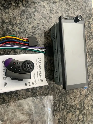 Central Multimídia MP5 7? Touch + CarPlay + Controle Remoto