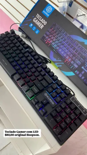 Teclado gamer semi mecânico