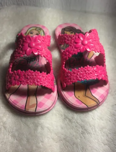chinelo barbie grendene rosa 31