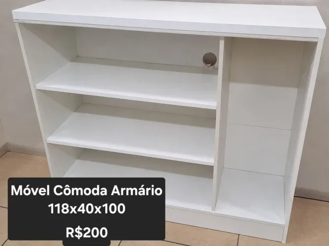 Móvel Armário Cômoda Estante 118x40x100