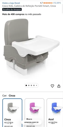 Cadeira de Alimentação Portátil 