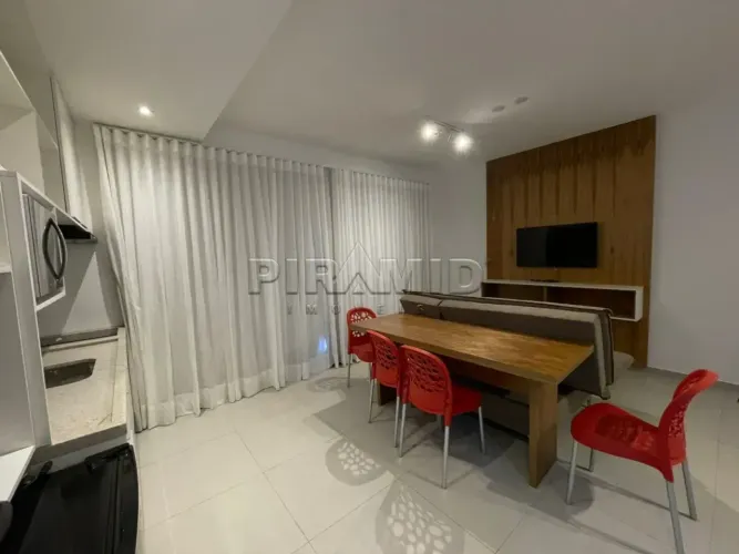 Apartamento/studio mobiliado com 41,67m², bairro Nova Aliança Sul, Zona Sul de Ribeirão Pr