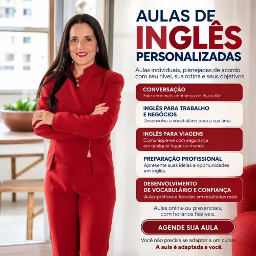 AULAS DE INGLÊS PERSONALIZADAS