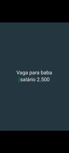 Vaga para baba