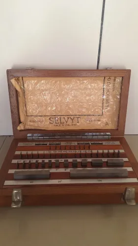 Jogo de Blocos Padrão Tungstênio YPG (Inglês) - 41 Peças Classe 1