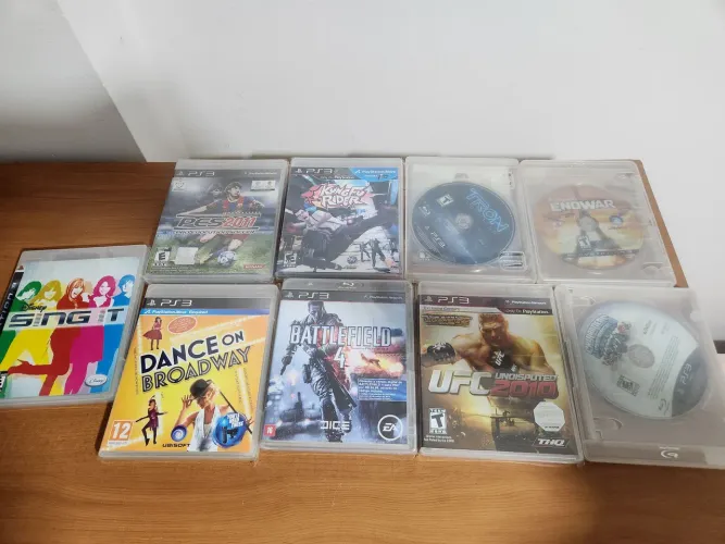 Lote com 9 jogos de ps3 Playstation 3