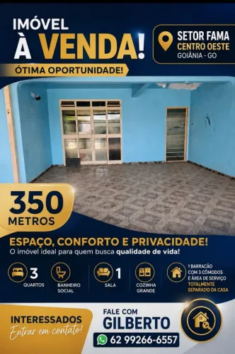 OPORTUNIDADE vendo casa no Setor Fama