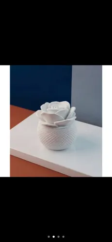 Porta Joias Decorativo - Frete Grátis - Tampa em formato de Rosa