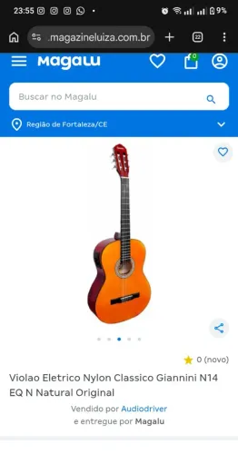 Violão semi novo