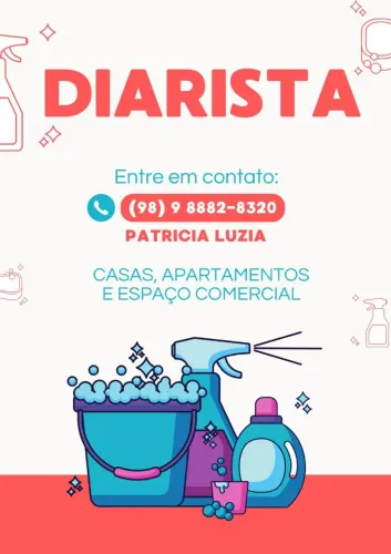 Diarista para empresa e residência