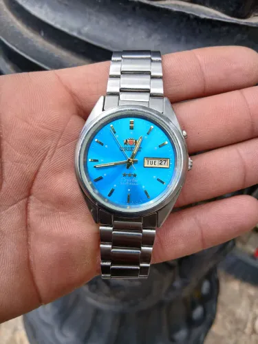 Relógio orient automático três estrelas 