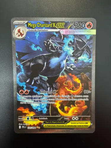Carta pokémon Charizard X Ex (125/094) NM