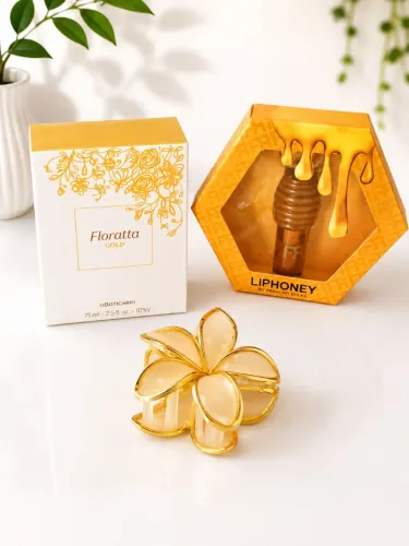 ?Kit Floratta Gold e Gloss LipHoney Mel?