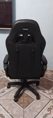 Cadeira gamer dazz, com regulagem de altura e encosto 